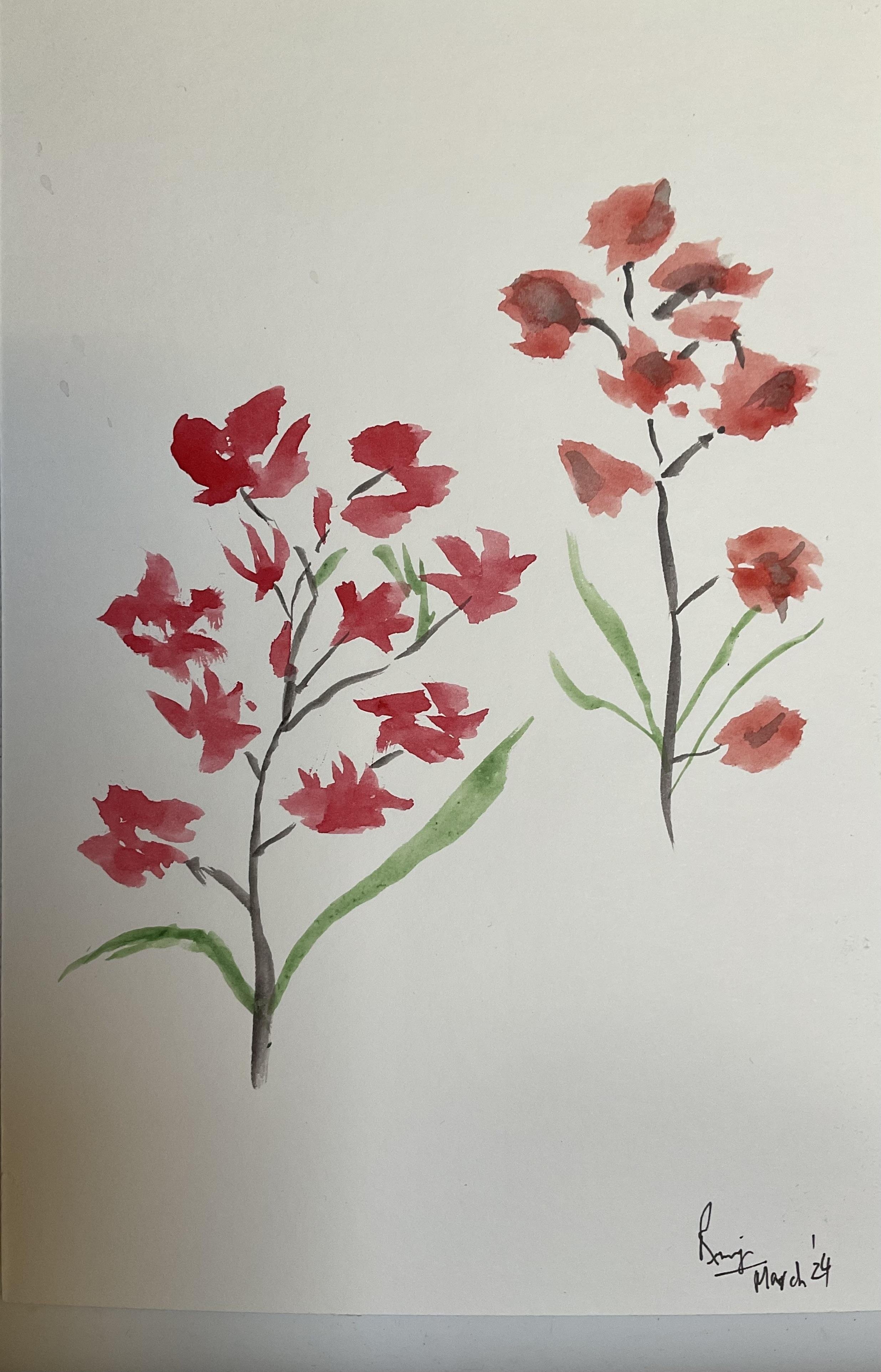 Loose florals - student project
