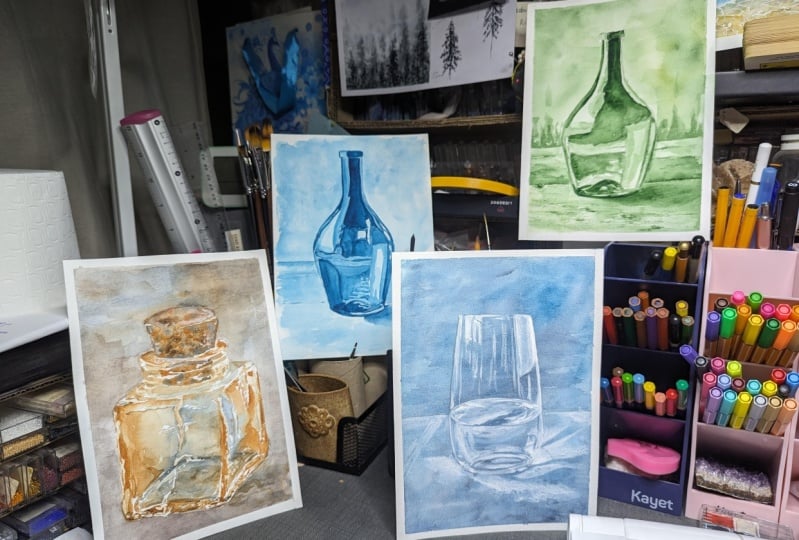 Glass transparency