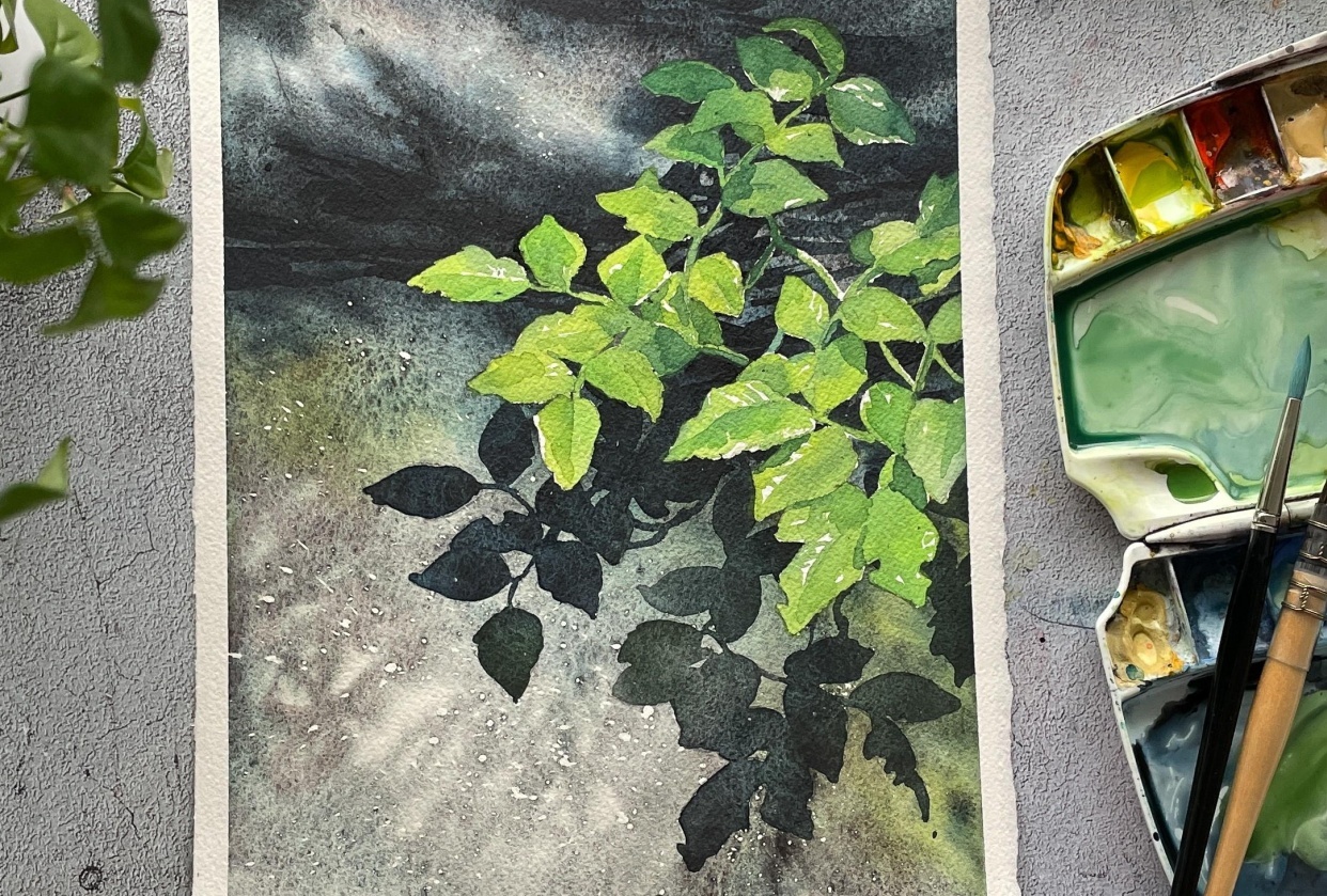 My result painting from this class - student project