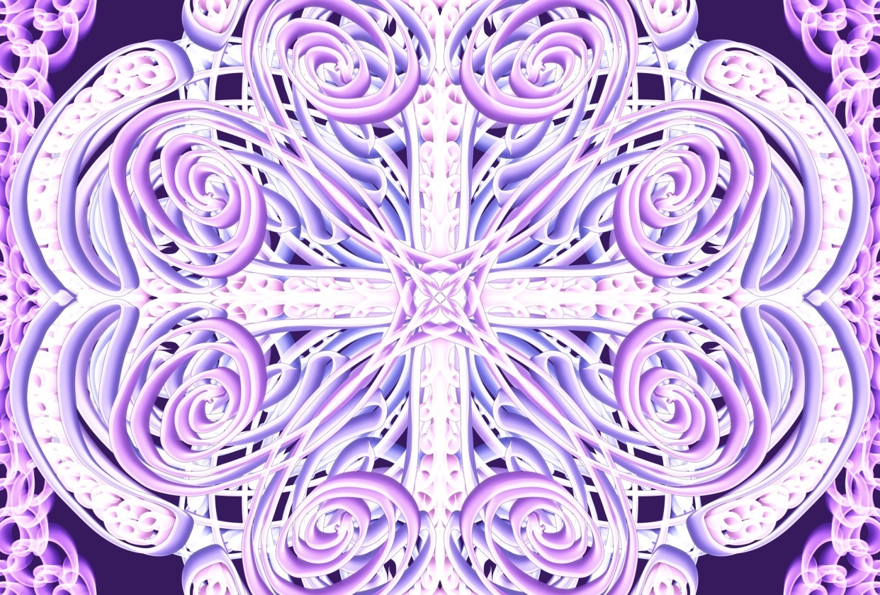 Class inspired symetrical art - student project