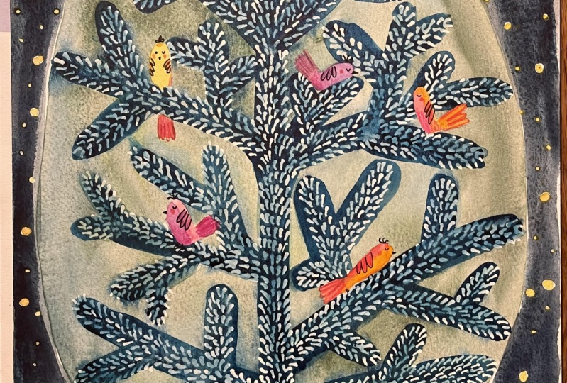 Sleeping birds