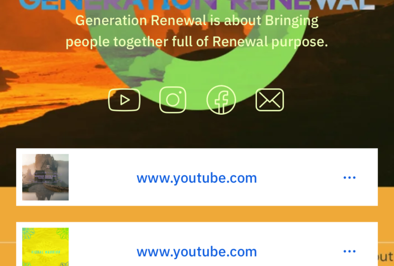 Linktree website phase 1