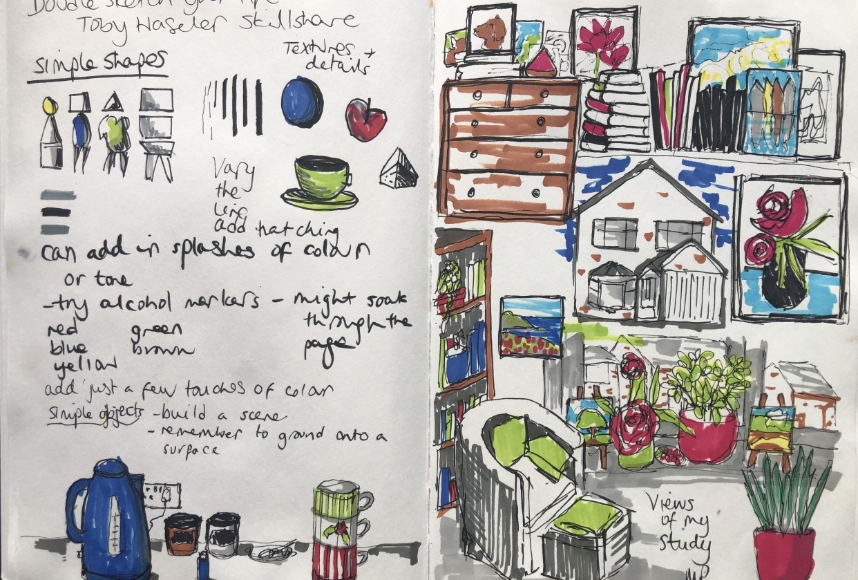 Shell’s doodled study - student project