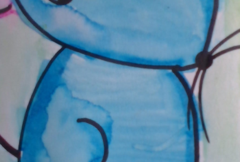 Avery (6 years old) drew this mouse