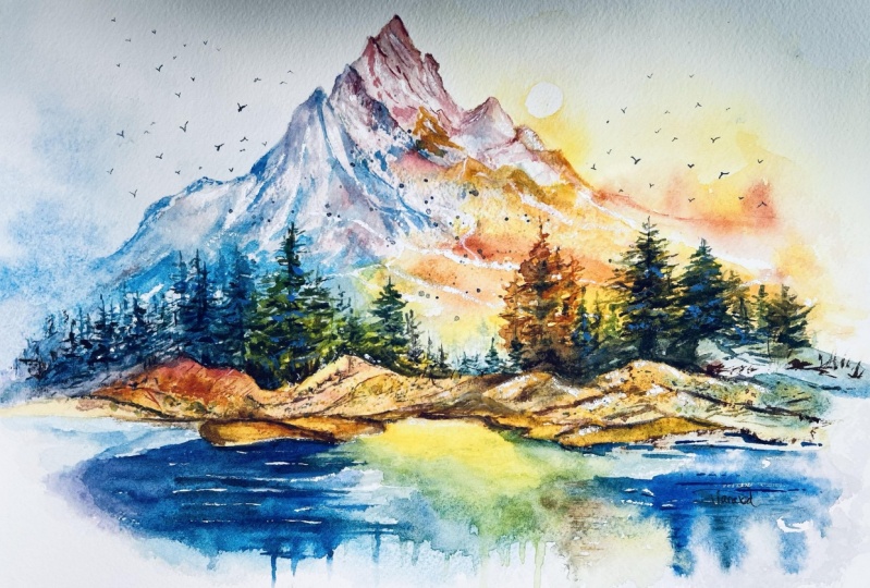 Scenic Mountain Range