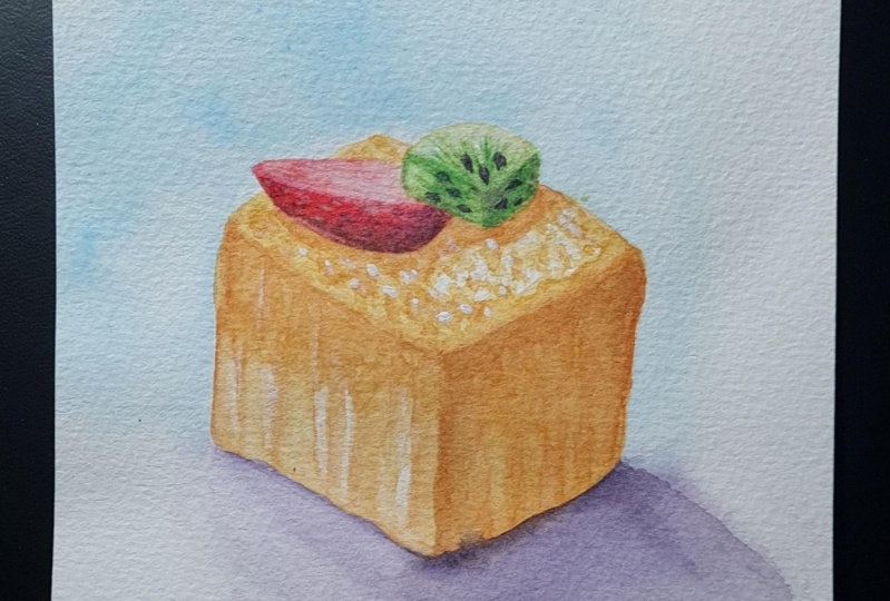 Watercolor Dessert
