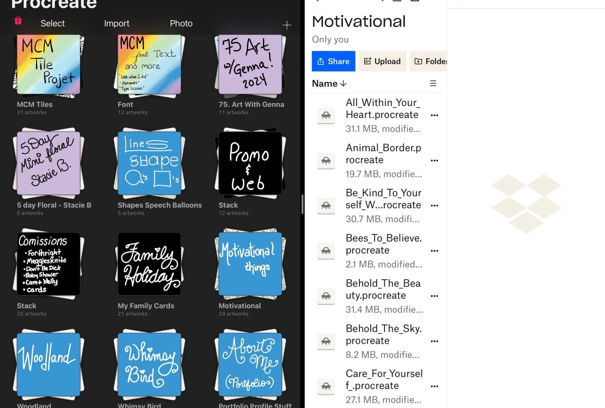 Organized and Backed Up! - student project