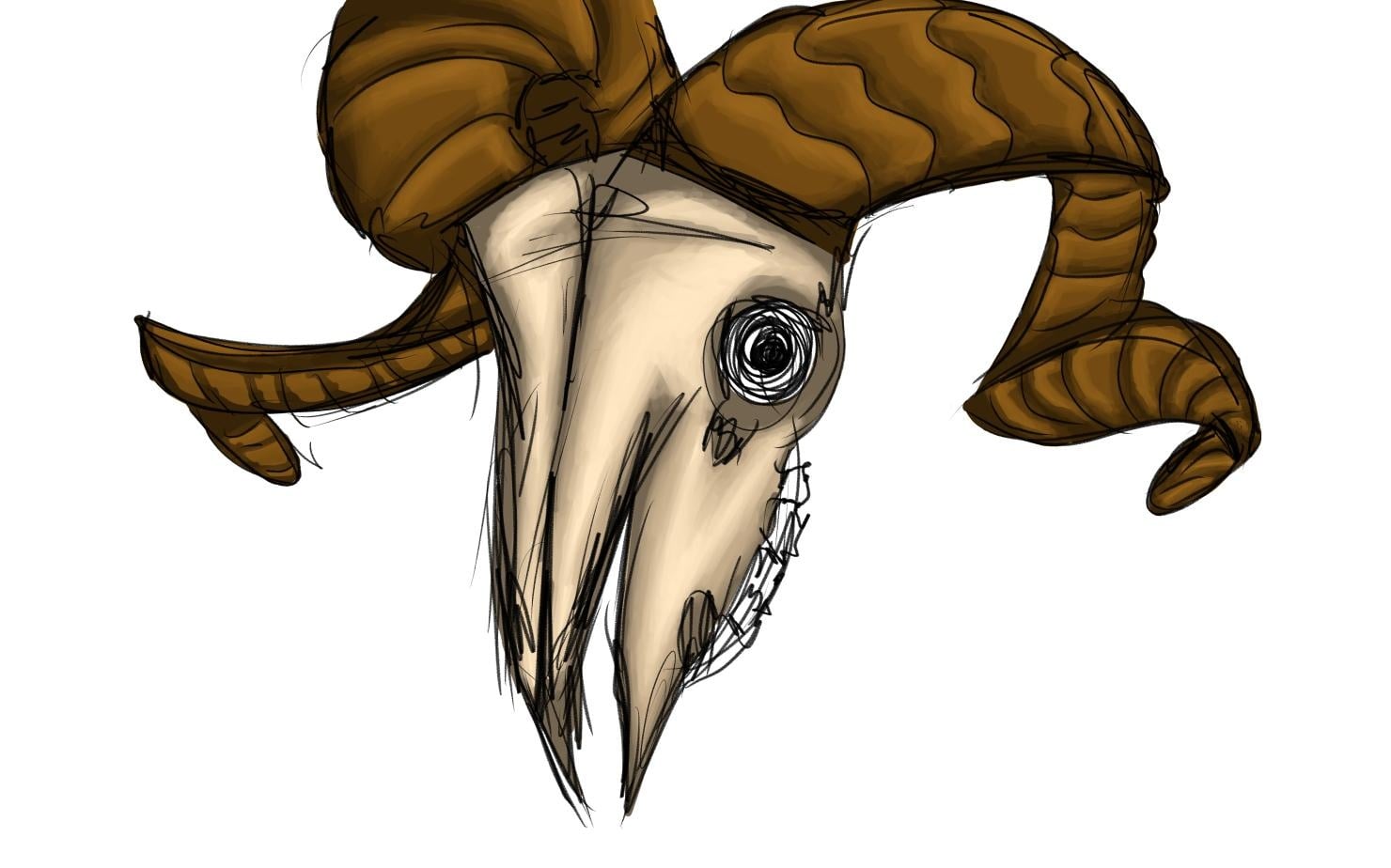 Goat Skull - student project