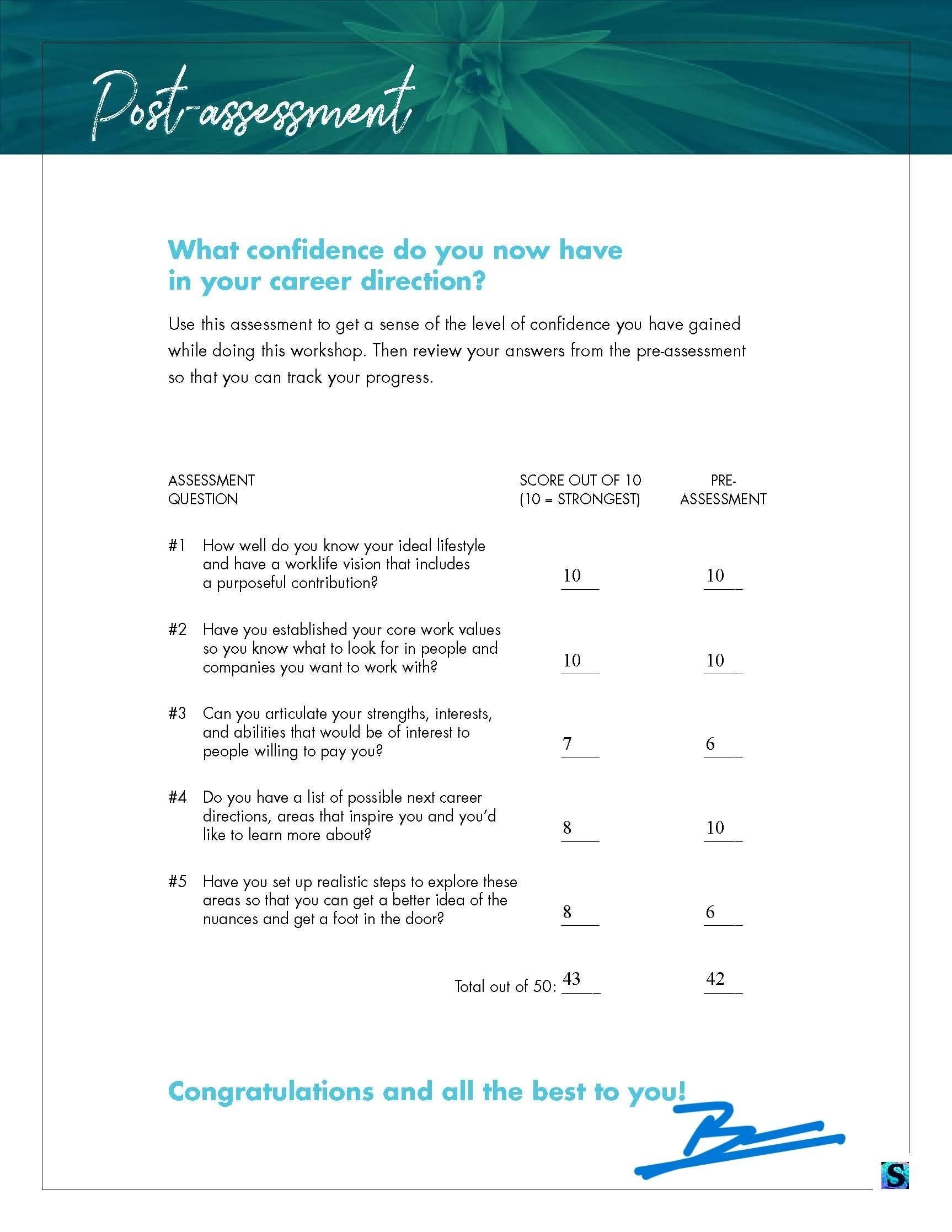 Career Evaluation - student project