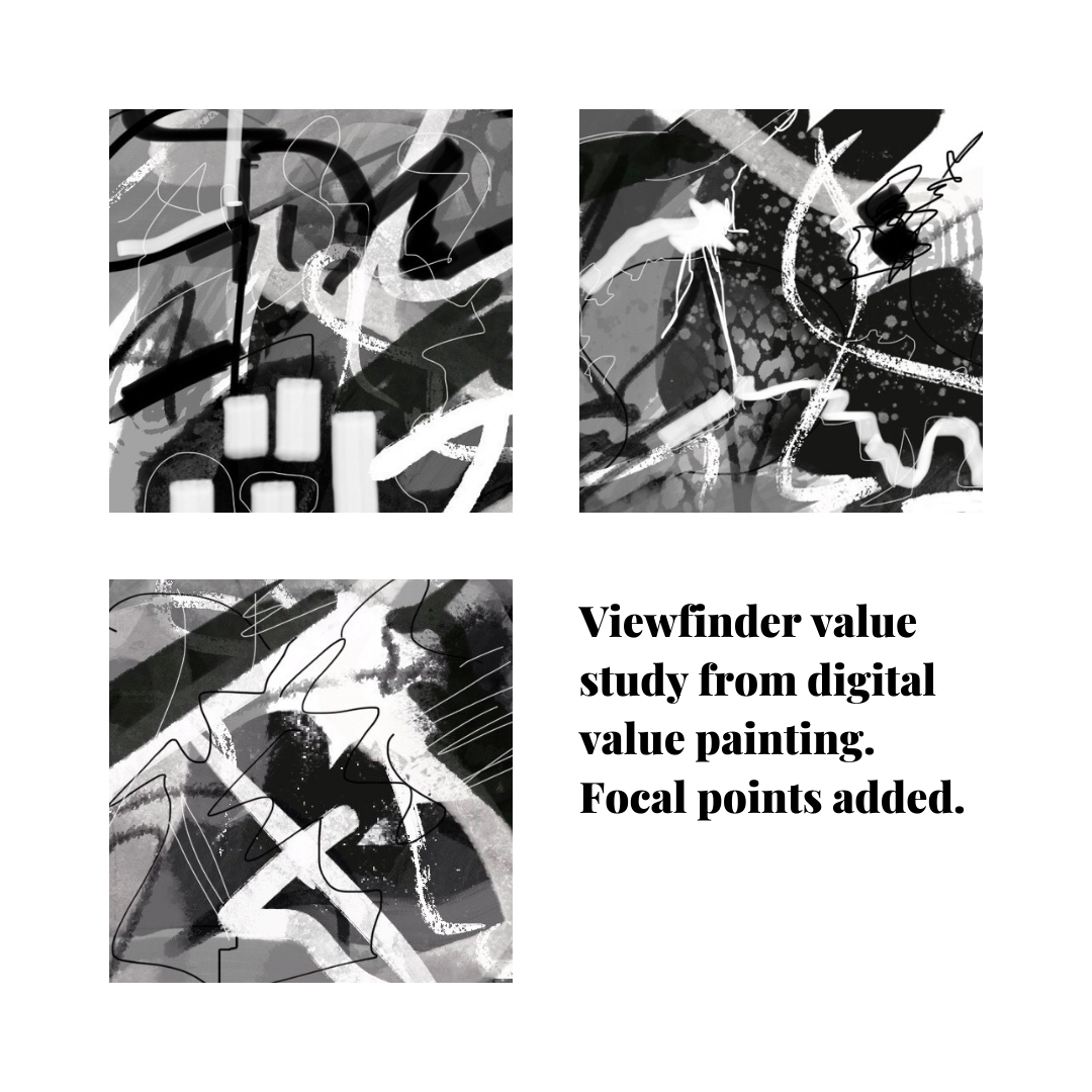 Viewfinder Value Study - student project