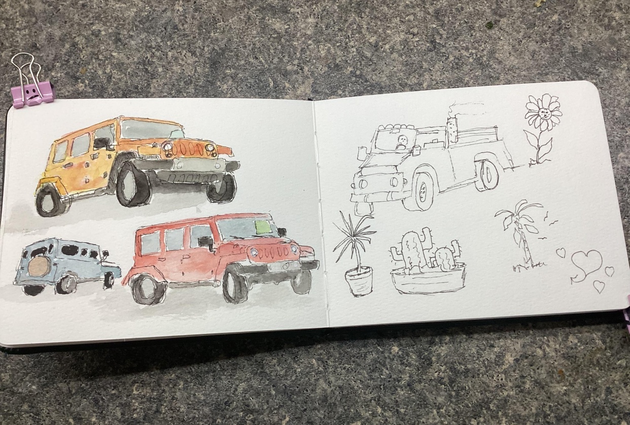 Sketchbook #1 - student project