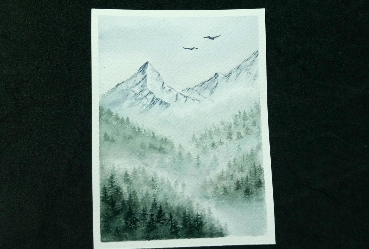 Misty Mountains - student project