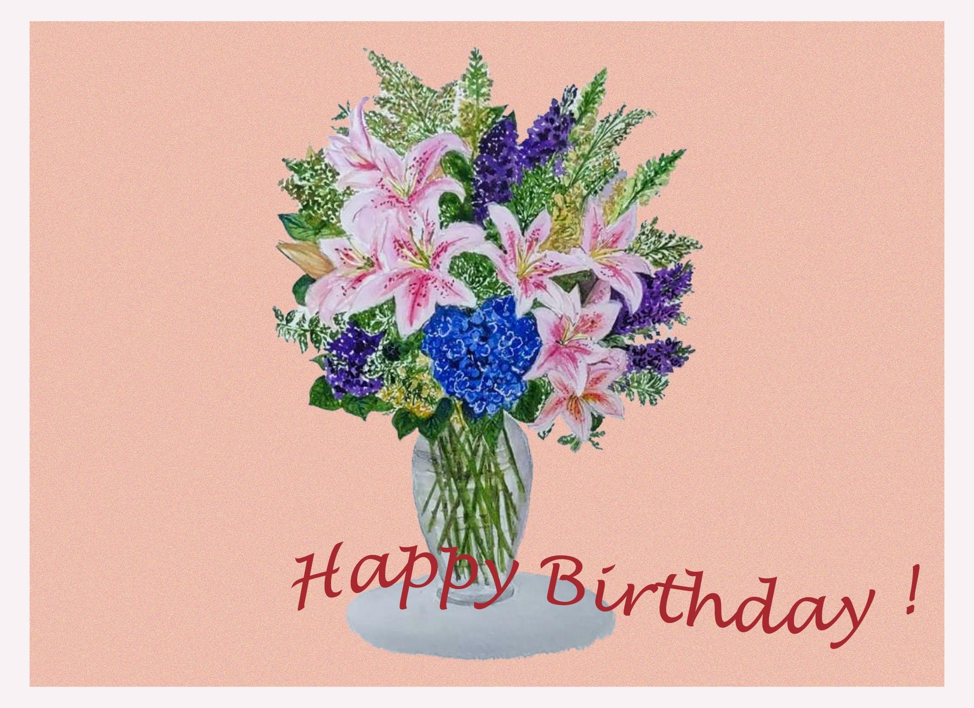 Happy Birthday card - student project