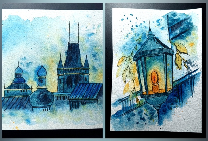 Urban Sketching - 2 of 6 completed