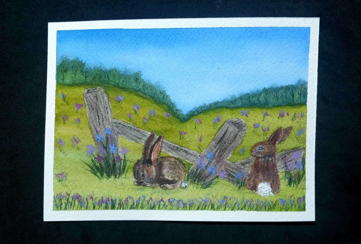 Painting Bunnies - student project