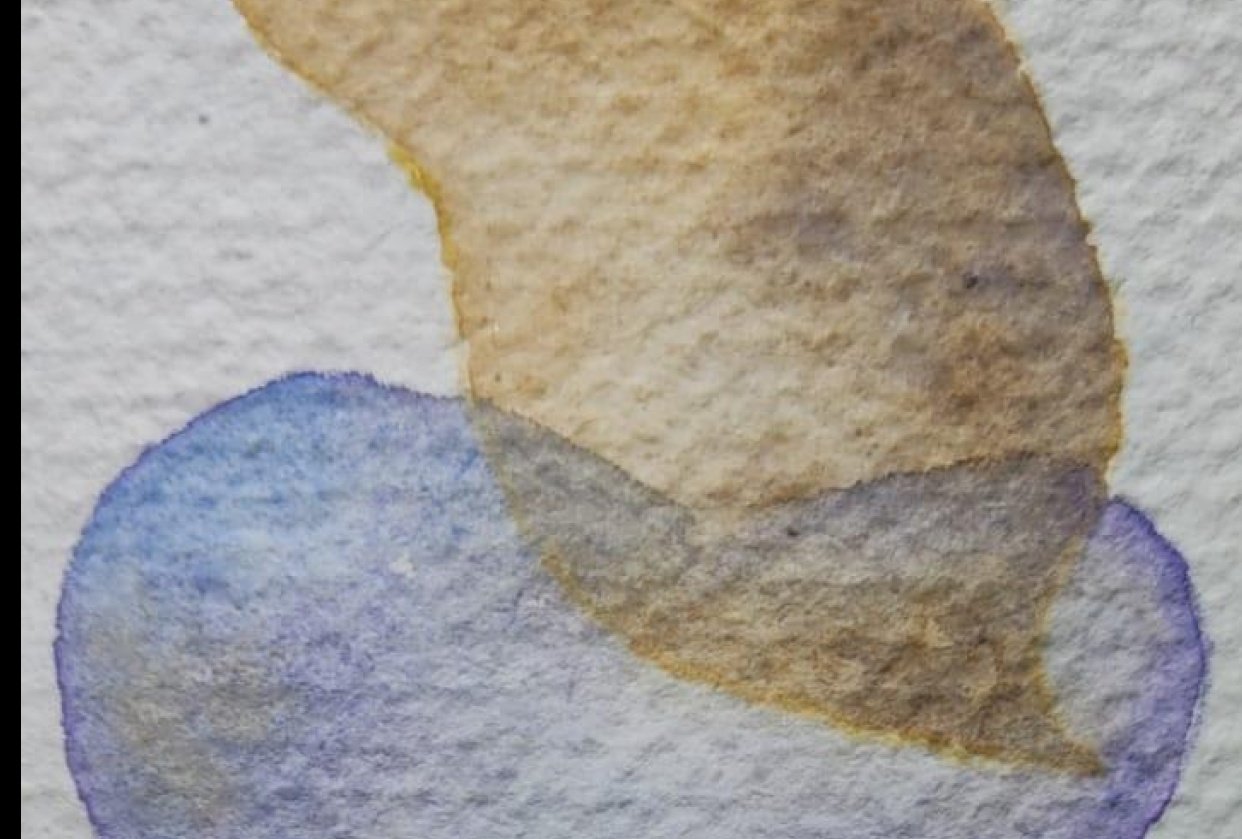 Japanese Minimal Watercolor Hearts - student project