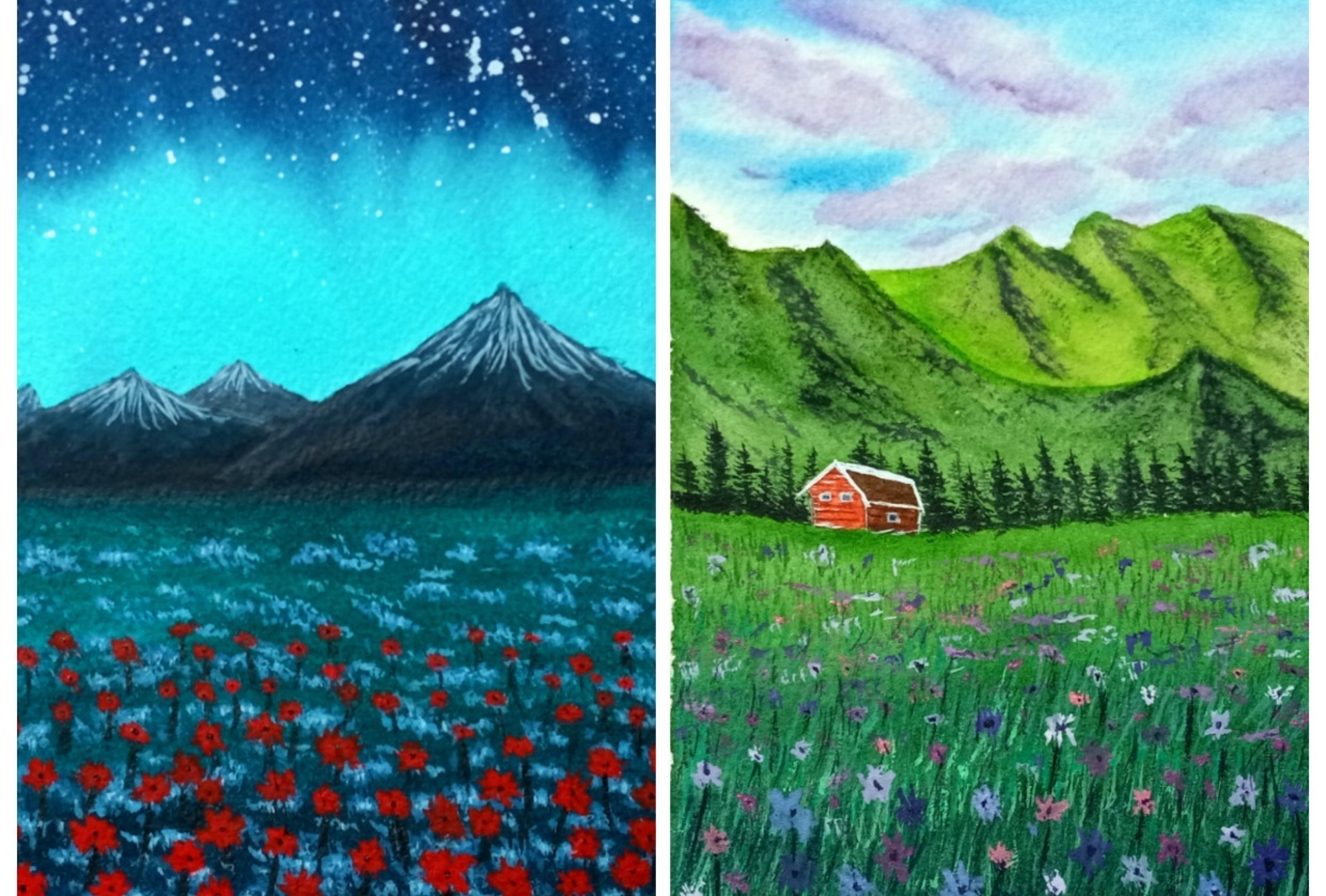 Floral Meadow - student project