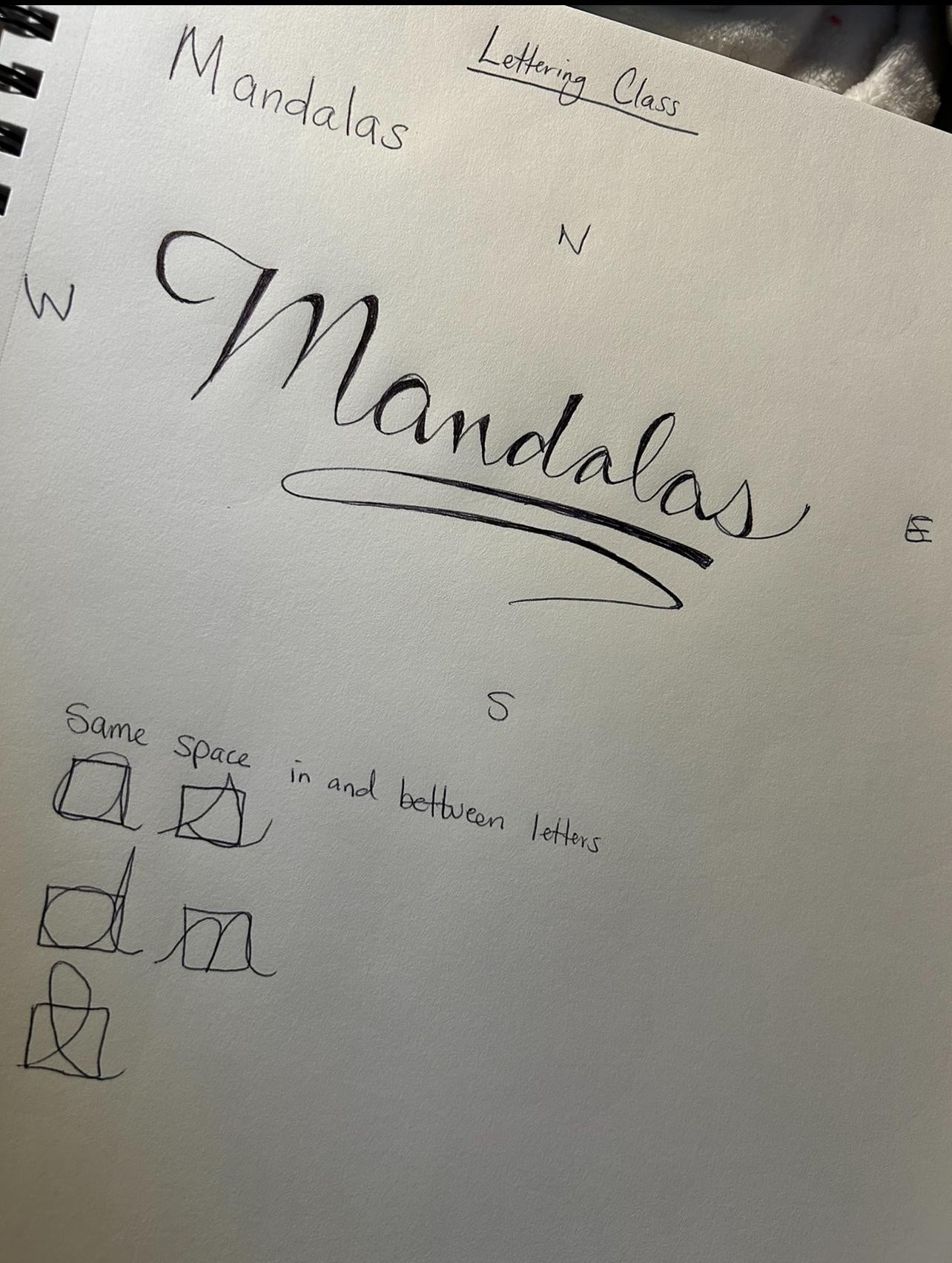 Lettering Tips - student project