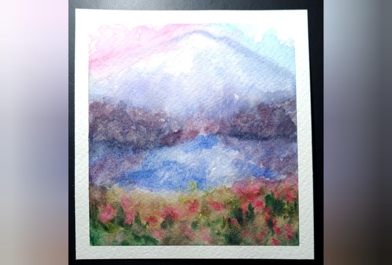 Loose Watercolor Landscape