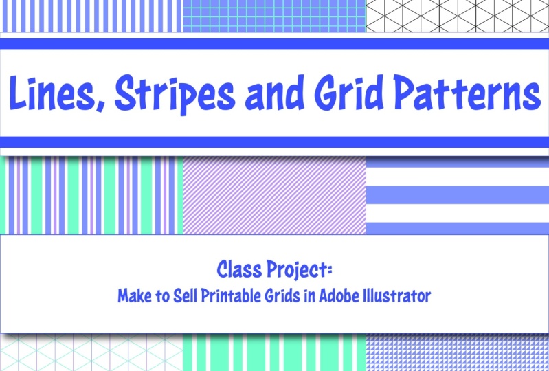Lines, Stripes and Grid Patterns