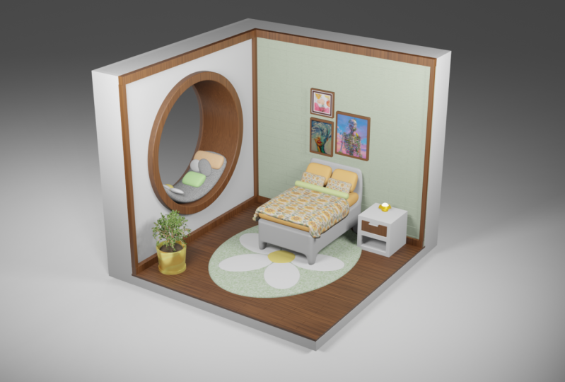 Isometric room