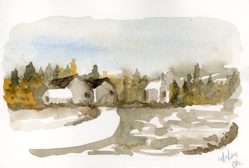loose watercolor