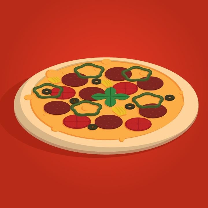 Pizza Practice illustartion - student project