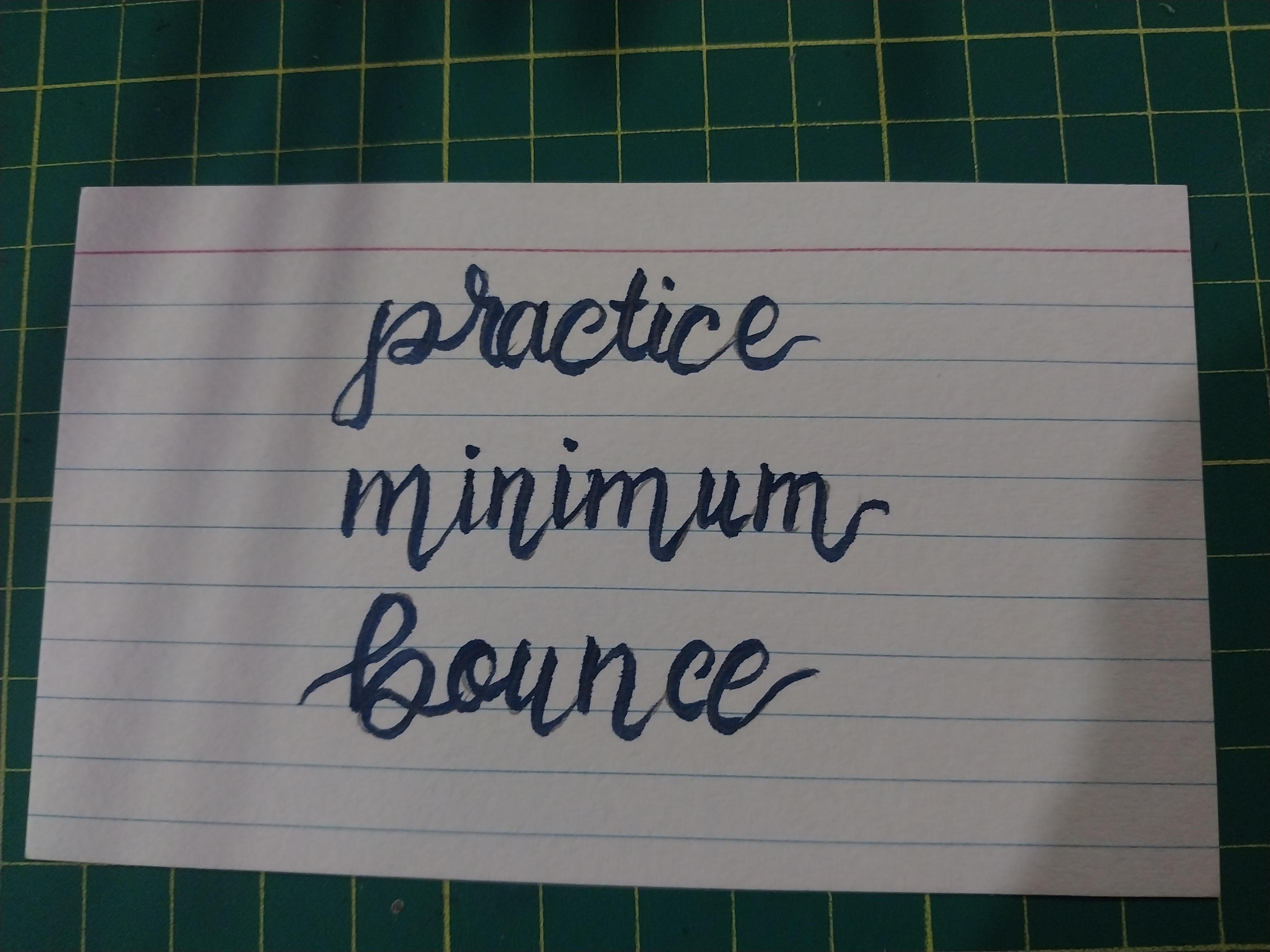 Brush calligraphy - student project