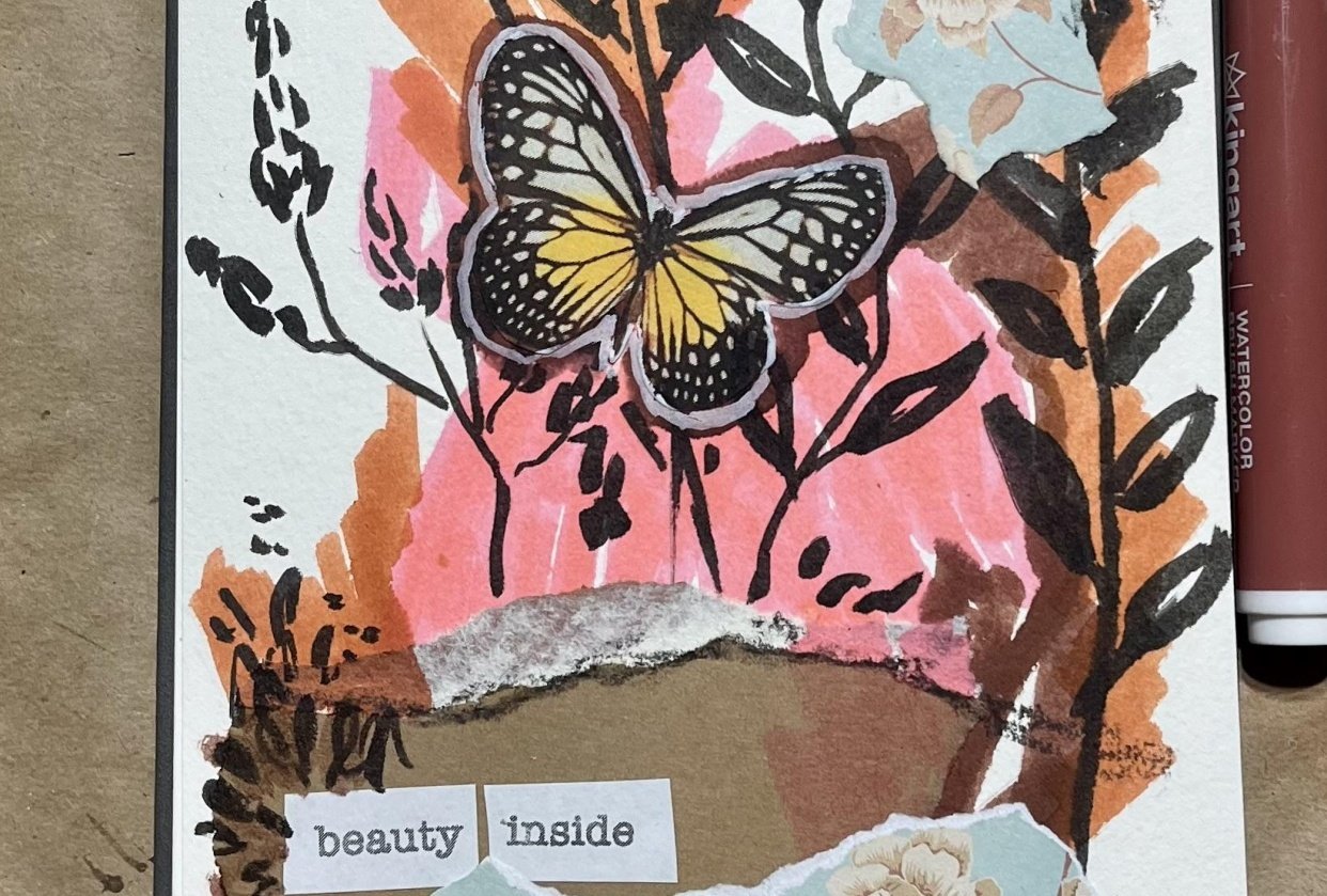 10 minute daily art journaling - student project