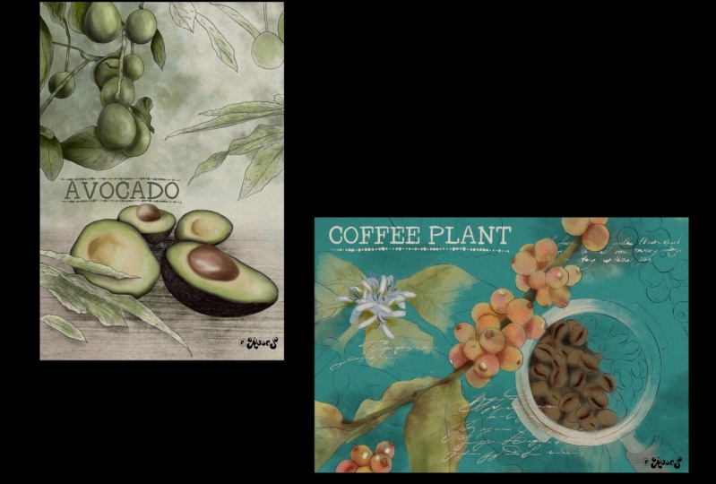Painting Coffee Poster in Procreate