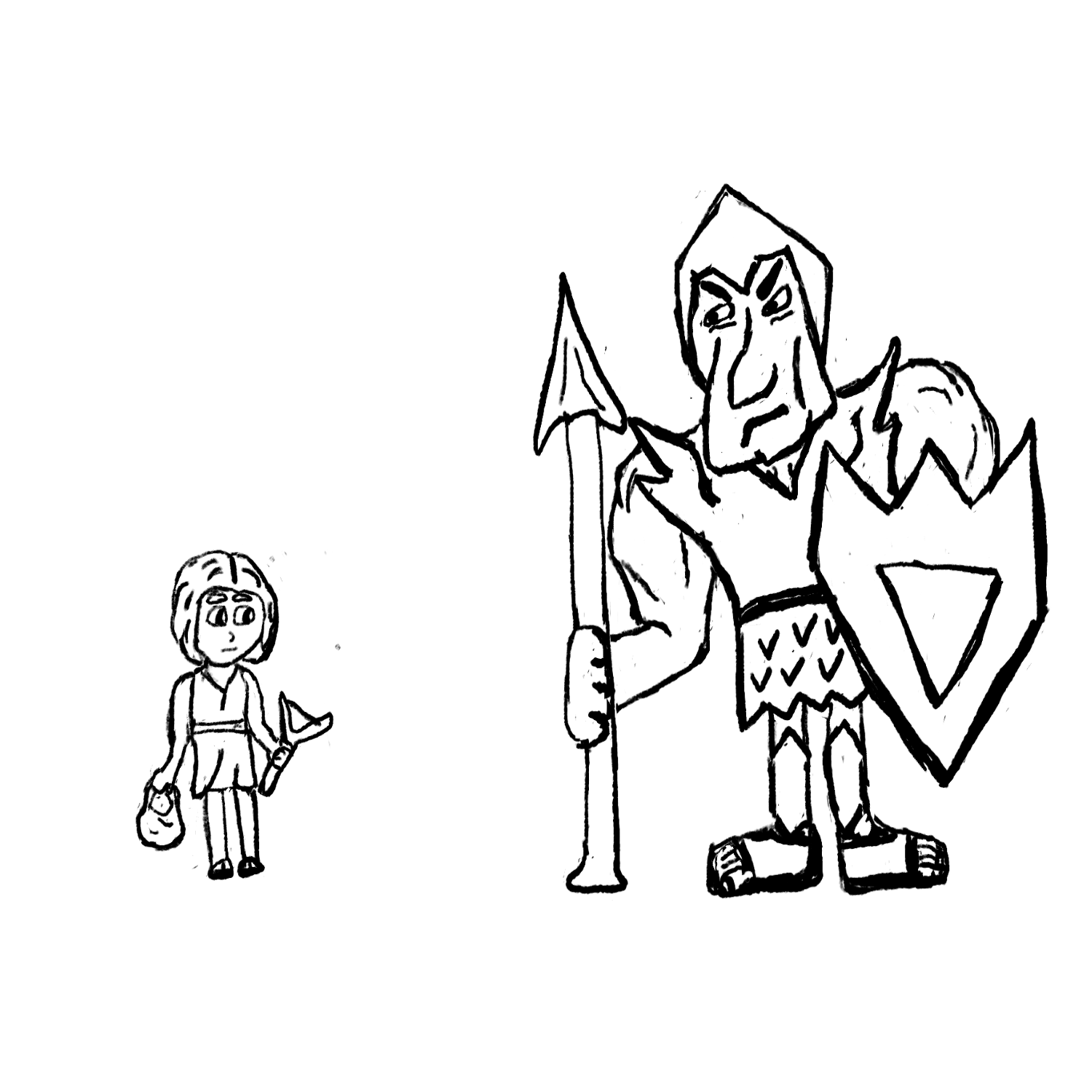 David and Goliath