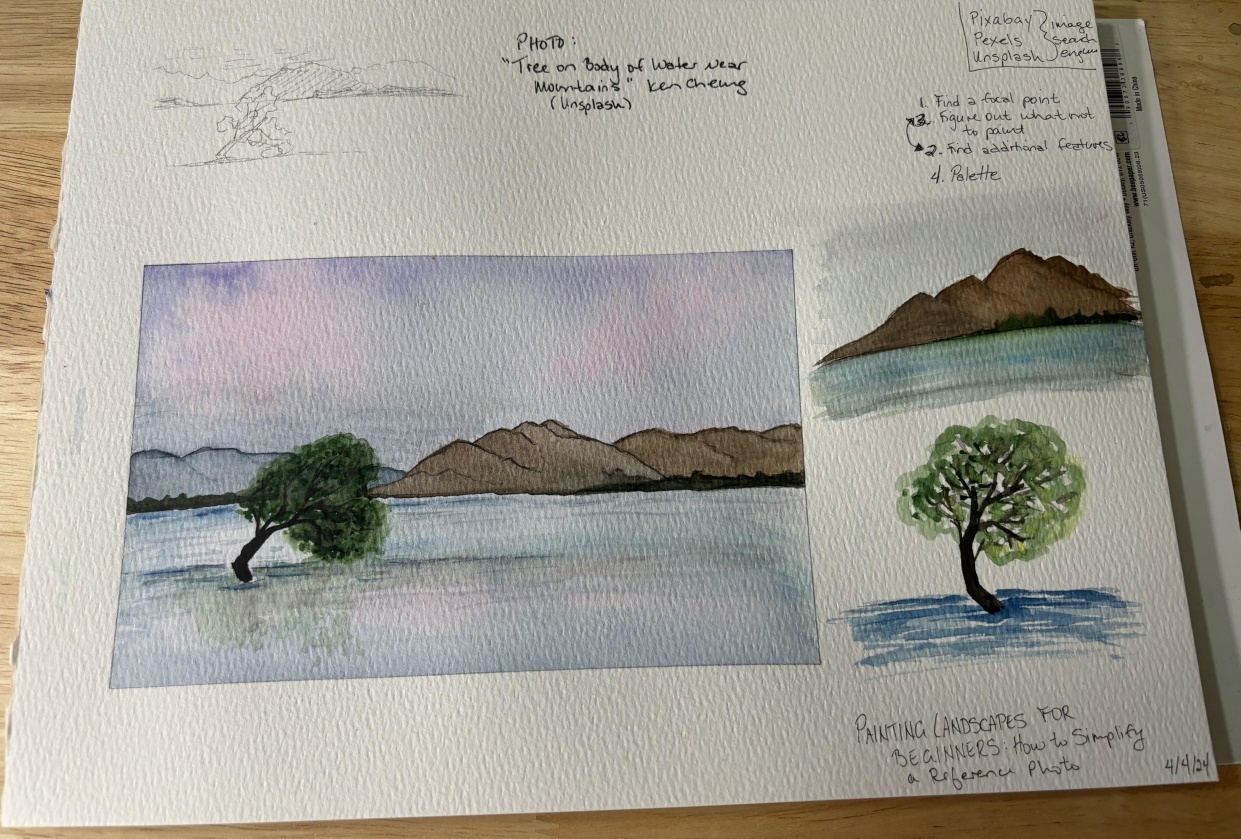 Simplify a Reference Photo - student project