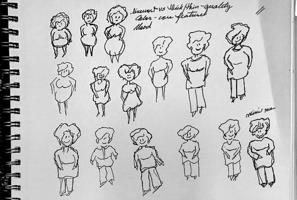 The value of drawing repetitively - student project