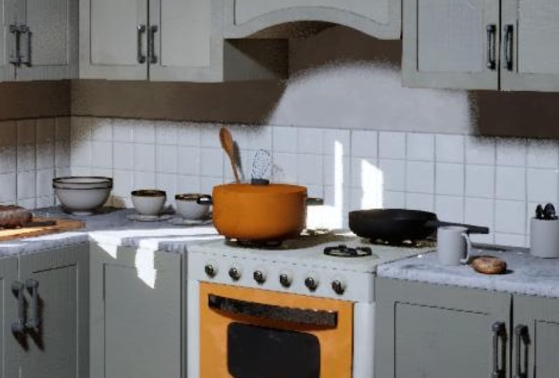 Kitchen Scene
