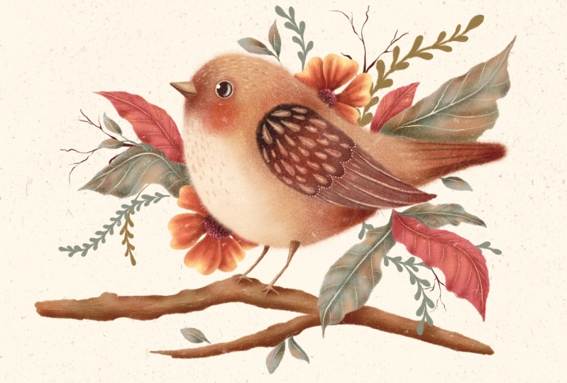 Whimsical bird