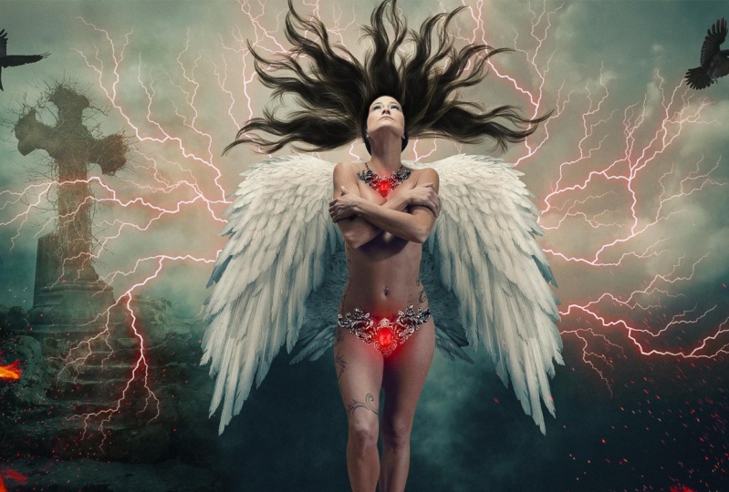 A women is ready for sacrificing herself