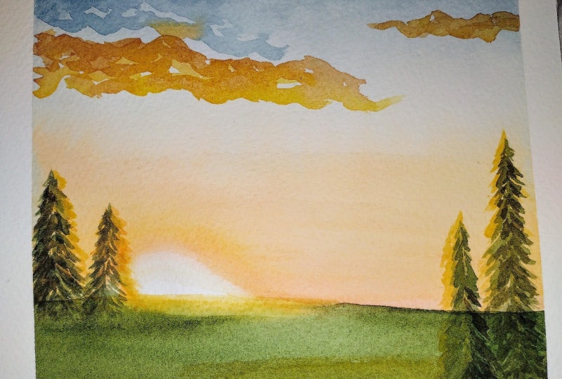 My first sunscape
