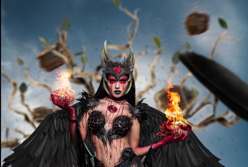 fire on blood