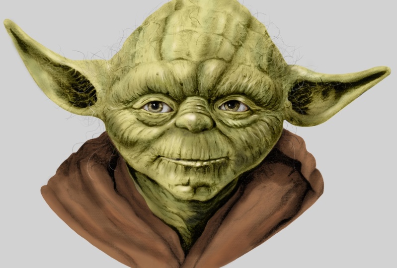 Yoda Digital Painting