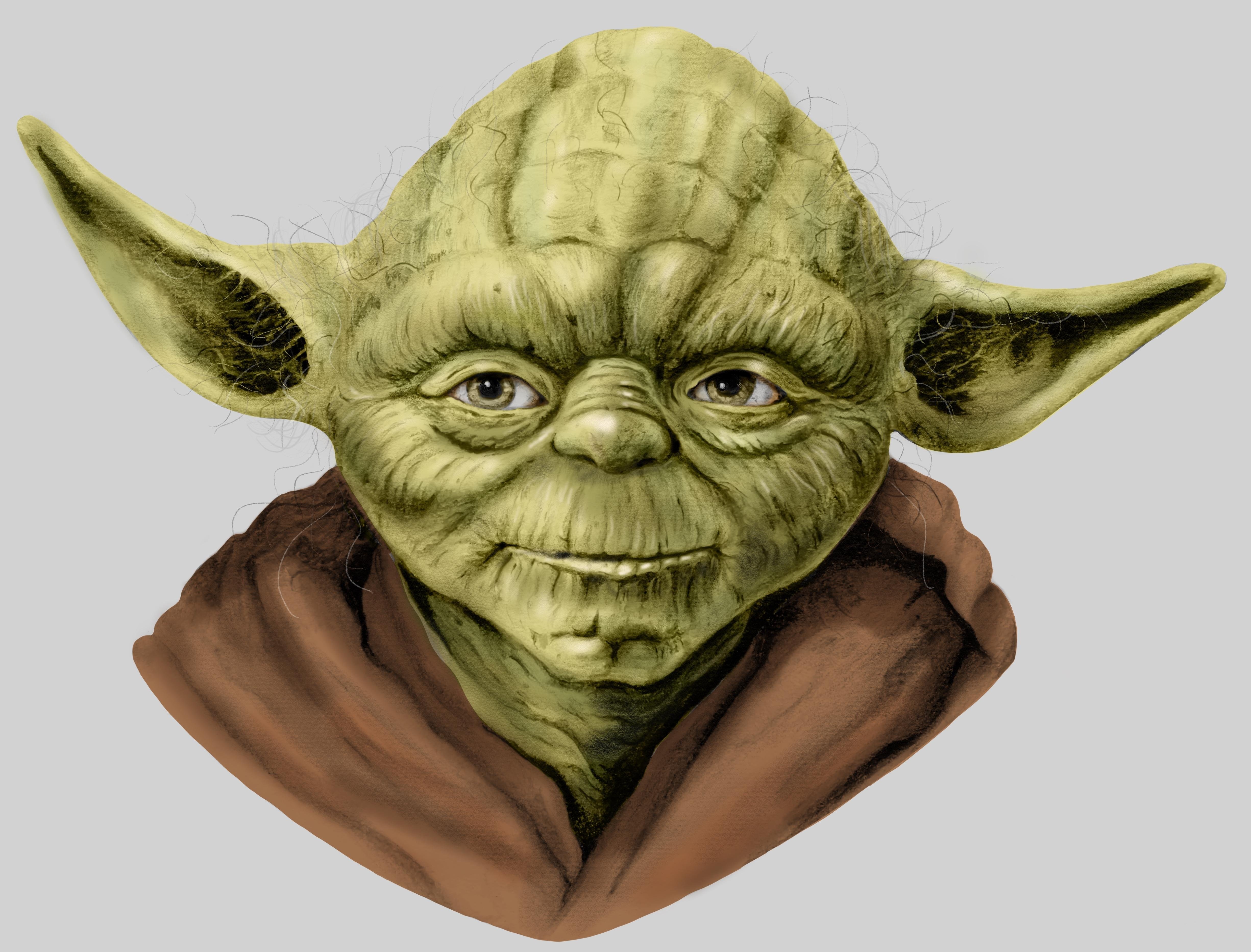 Yoda Digital Painting - student project