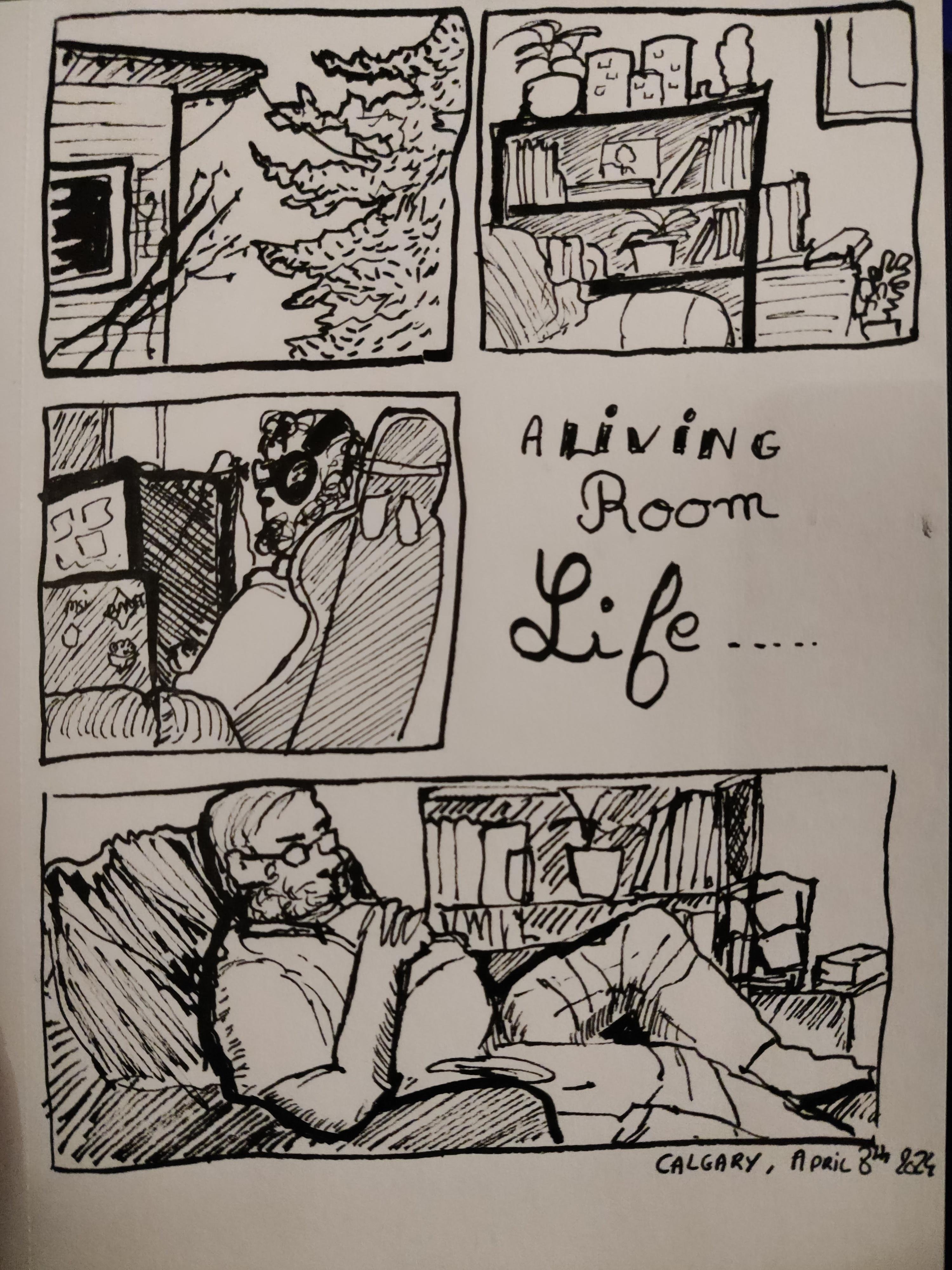 A living room life - student project