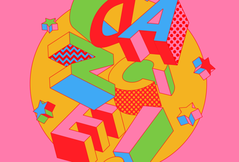 Dynamic Typography Illustration