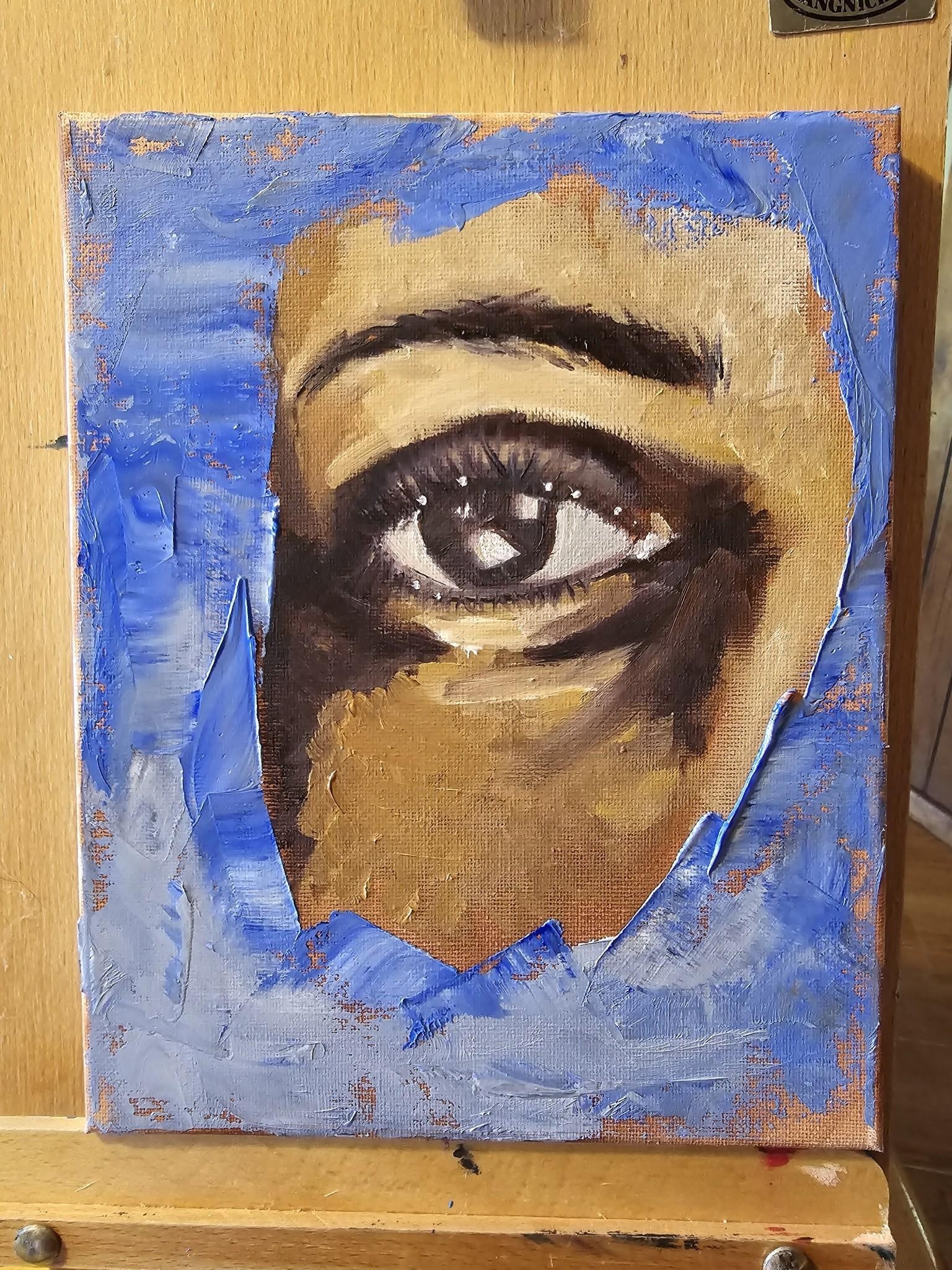 Painting an Eye - student project
