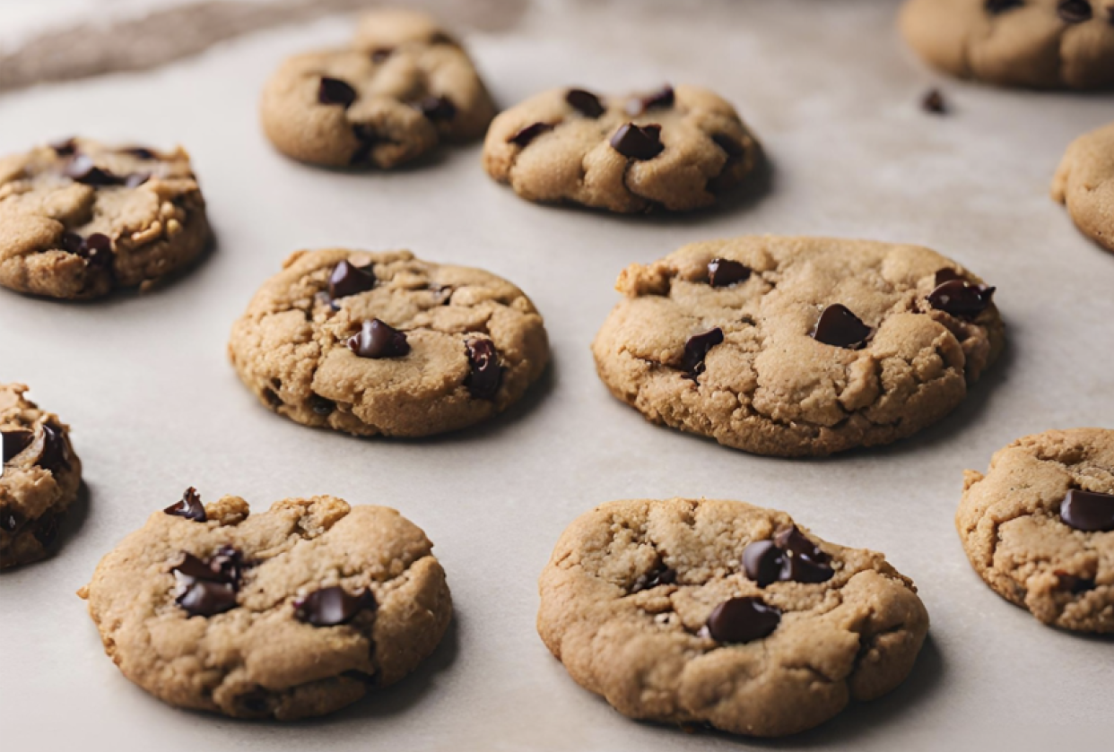 gluten free chocolate chip cookies - student project