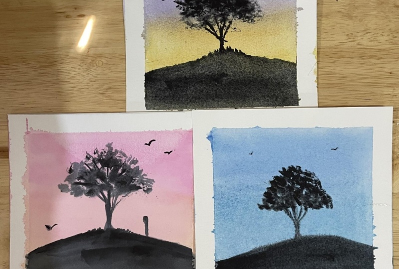 painting trees