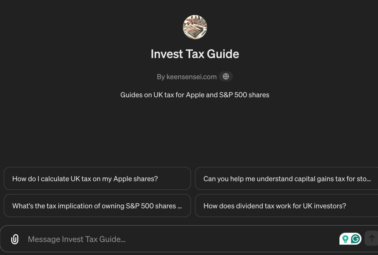 Invest Tax guide - student project