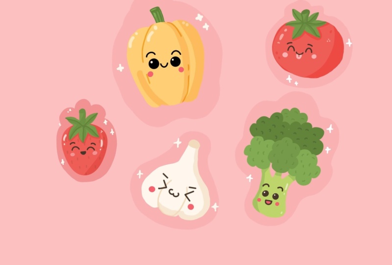 Adorable vegetables