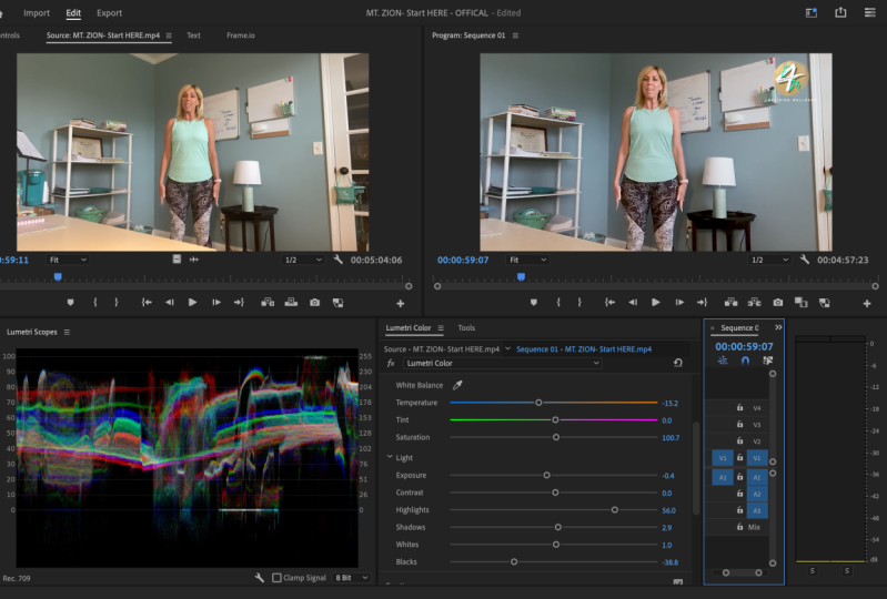 Color Grading Settings Applied To This Video!