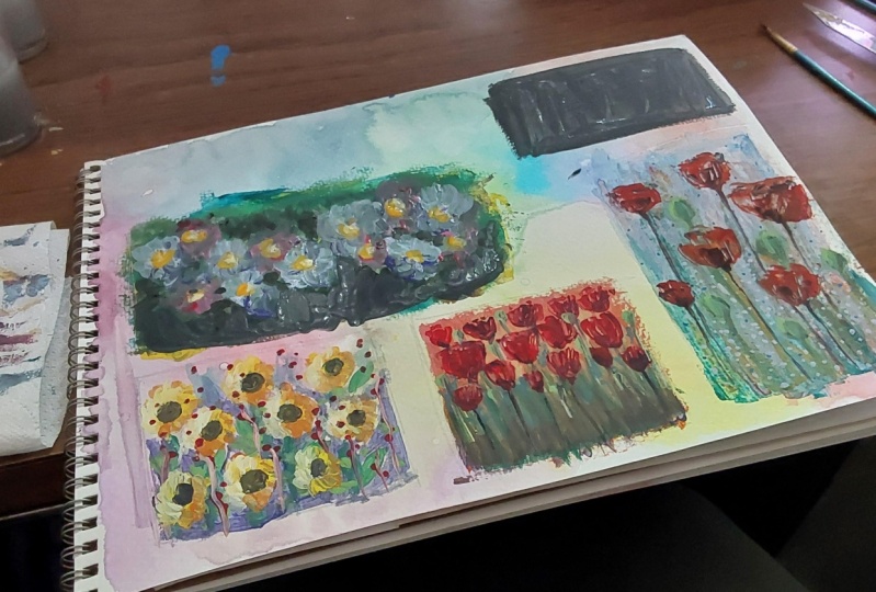 my first paintings