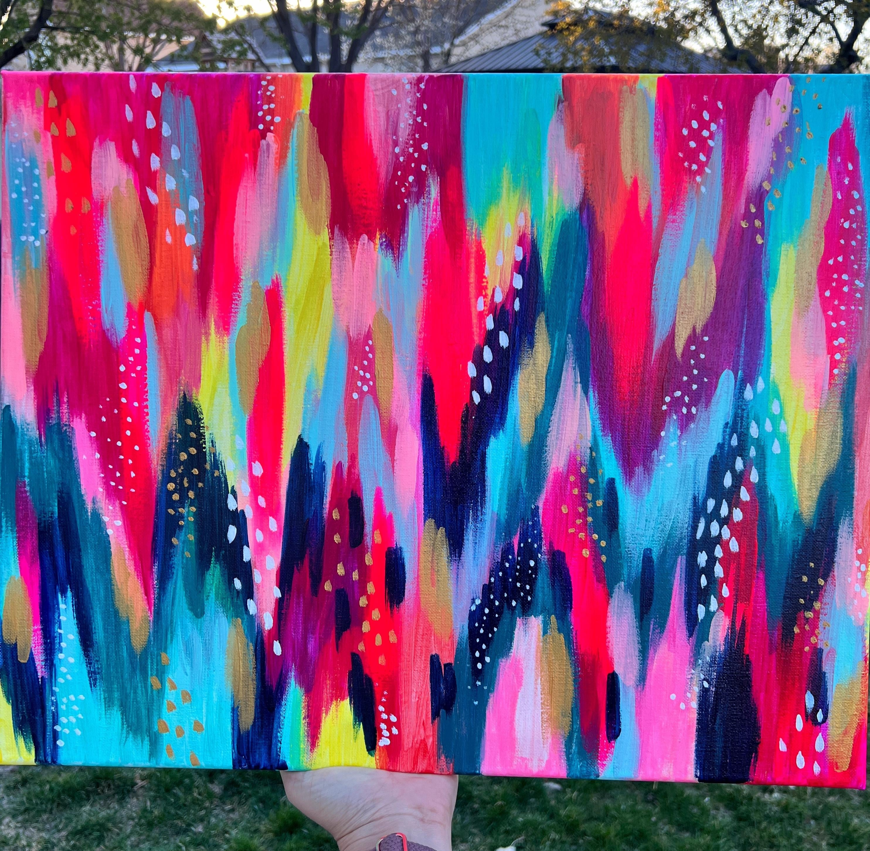 Abstract painting. - student project